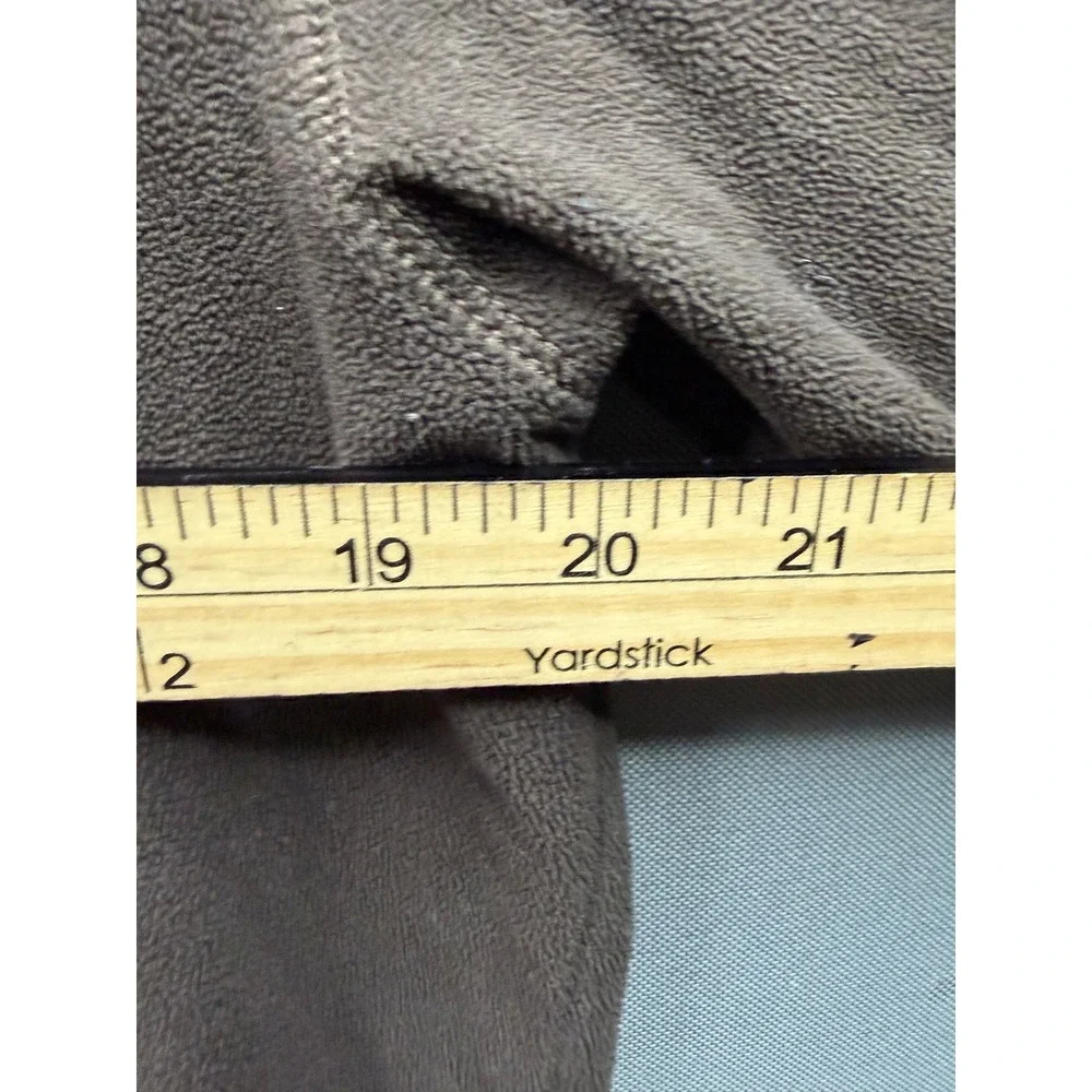 The‎ North Face Fleece Pullover Mens Brown TKA 100 Quarter Zip Large